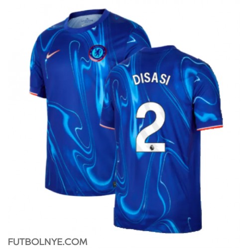 Camiseta Chelsea Axel Disasi #2 Primera Equipación 2024-25 manga corta